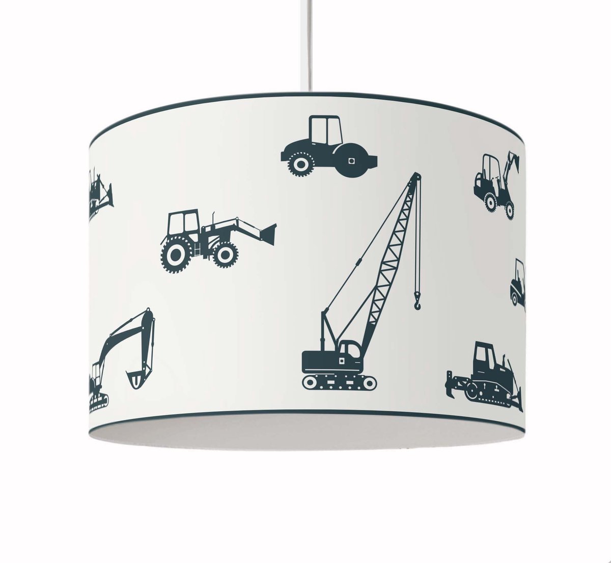 Hanglamp Voertuigen-Kinderkamer-voertuigen-lamp-kinderkameraccessoires-graafmachine-hoogwerker