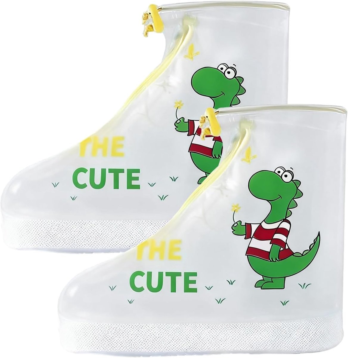 Waterdichte Kinderschoenen voor Regen, Herbruikbaar met Rits, Antislip, Ideaal voor Regen, Sneeuw en Strand