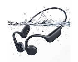 X7S - Bone Conduction Headphone – Open-Ear Sport Oortjes – Sport Hoofdtelefoon – Bluetooth Koptelefoon – IPX8 Waterbestendig – Hardlopen & Fitness – Zwart