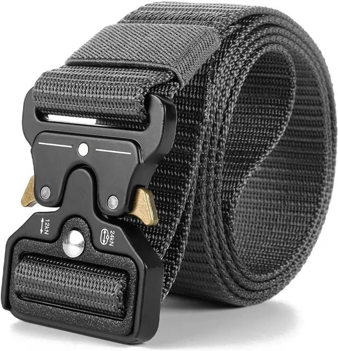 Men's Tactical Belt Military Style 3.8 cm Quick Release Buckle for Mountain Climbing Training - ShopVlot