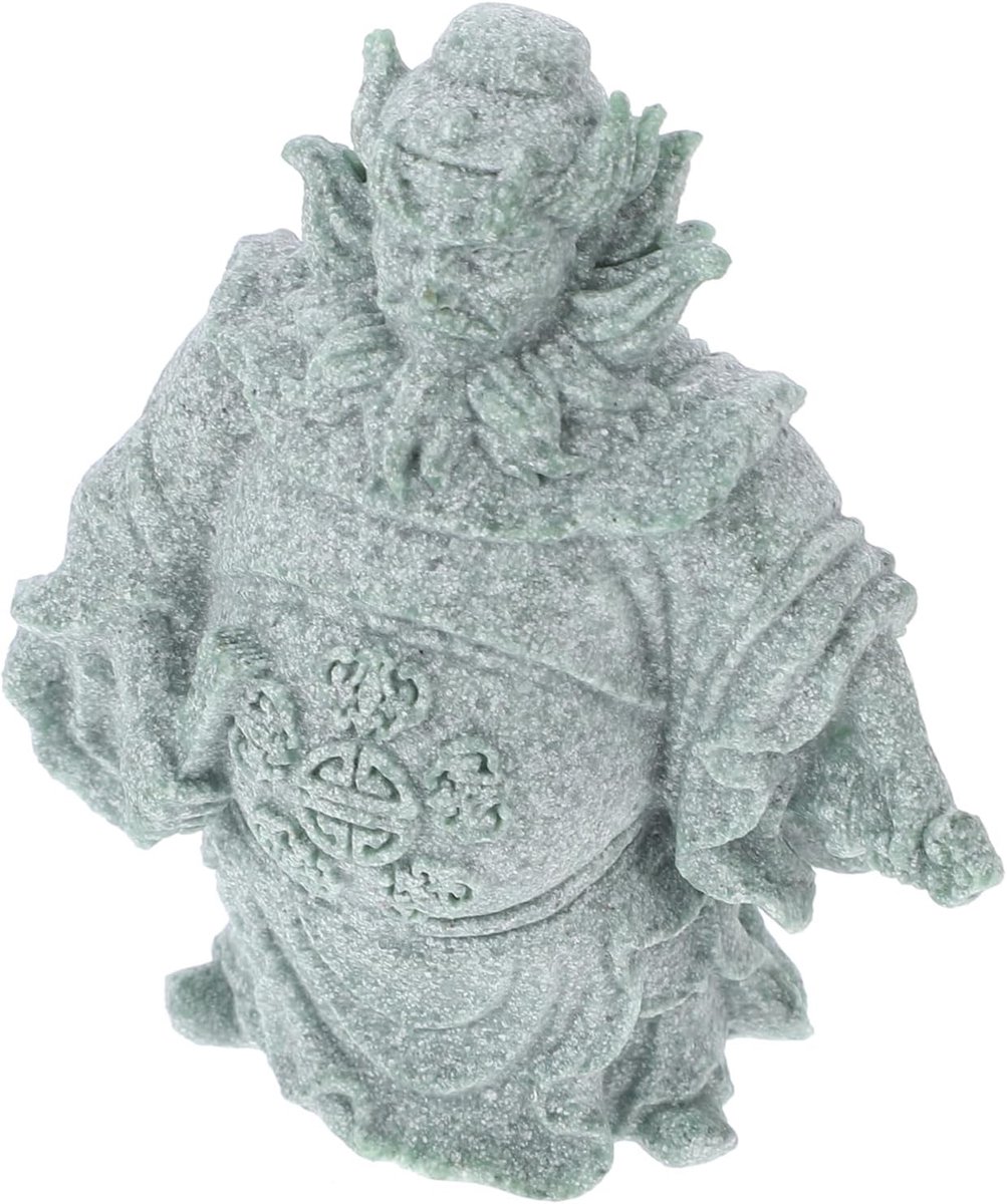 Retro Sandstone Beeldje Creatief Chinese Zhong Decor Desk Ornament Voor Kantoor Thuis Unieke Stijl Met Boeddhistische Elementen Voor Diverse Ruimtes