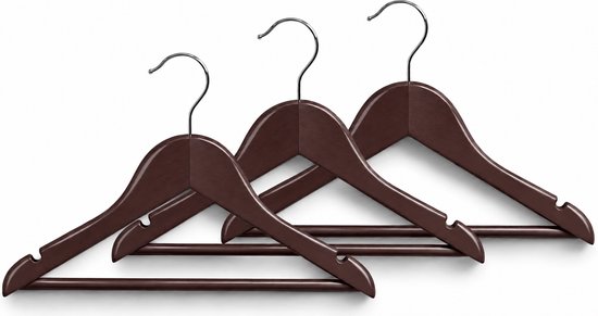 Home&Garden - Kinder - Baby kledinghanger - hout - set van 20 stuks - 360 graden - Kinderhanger met 360 graden draaibare haak - stevig
