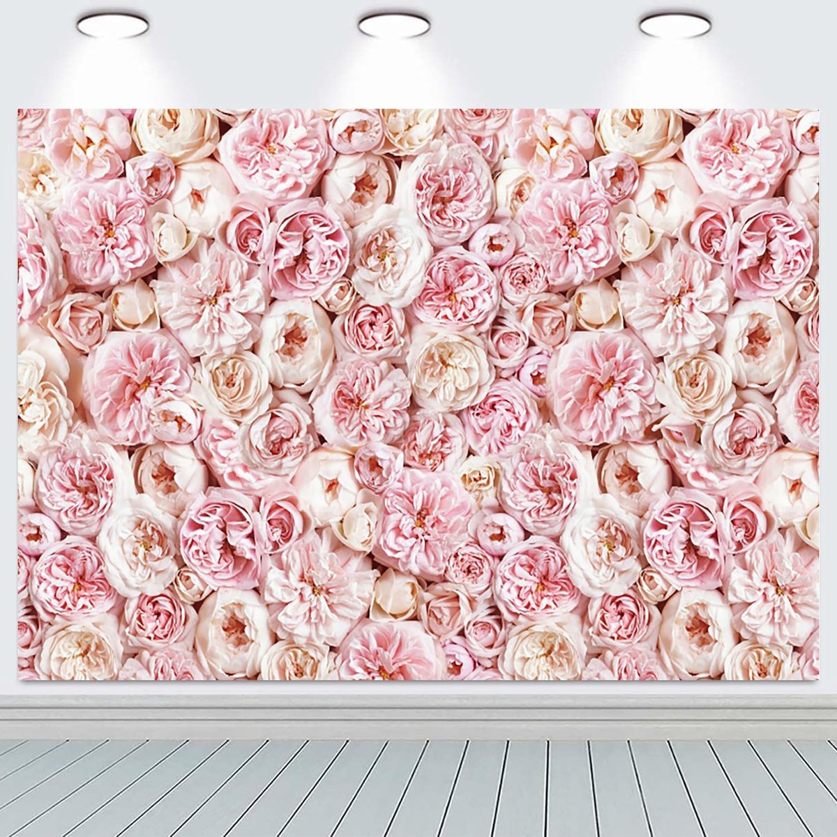 213x152cm Bloemmuur Achtergrond Roze Bloeiende Roos Bloemen Fotografie Achtergrond Meisjes Verjaardag Feest Bruiloft Bruidsdouche Jubileum Feest Decoraties Portret Fotoshoot Banner Fotocabine