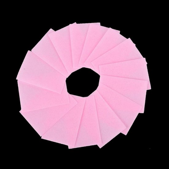 1200 stuks - Pluisvrije doekjes - Doekjes zonder pluis - Nail wipes - Lint wipes - Nageldoekjes gellak - Nagel doekjes - Nailcleaner - Celstof doekjes (Roze, 6 x 4 cm) — afbeelding 3