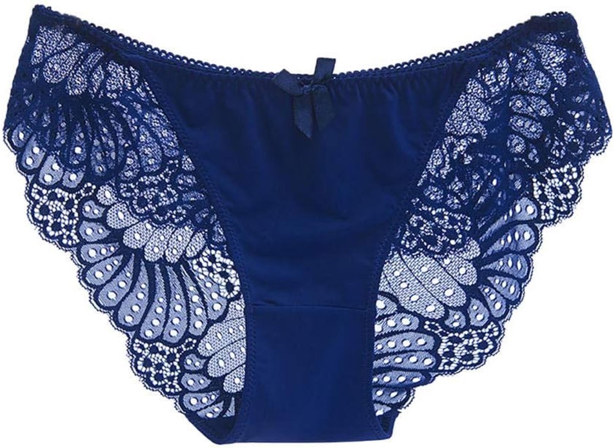 Babydolls, nachtjaponnen & negligés dames Sexy Dames Lingerie Slipje Ondergoed Verleiding Perspectief Onderbroek Erotisch Ademend Porno-B_Blue_3XL