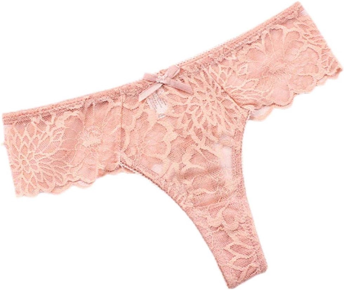 Dames Kostuums Sexy Kanten Slipje Doorzichtige Ademende Thongs Verleiding Sexy Lingerie Slips