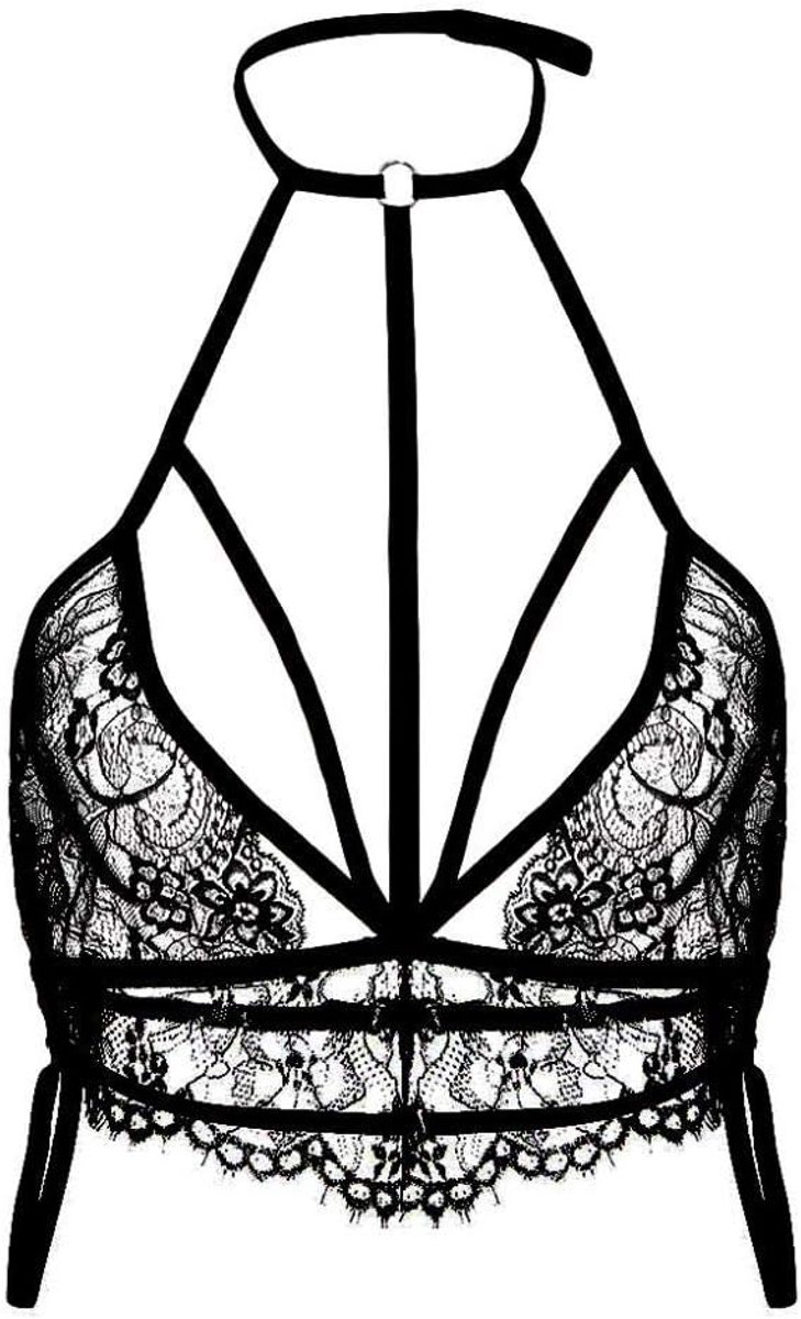 Vrouwen Sexy Lingerie Diepe V Kant Draadloze Beha Perspectief Erotische Porno Verleiding Sex Ondergoed Dames Nachtkleding