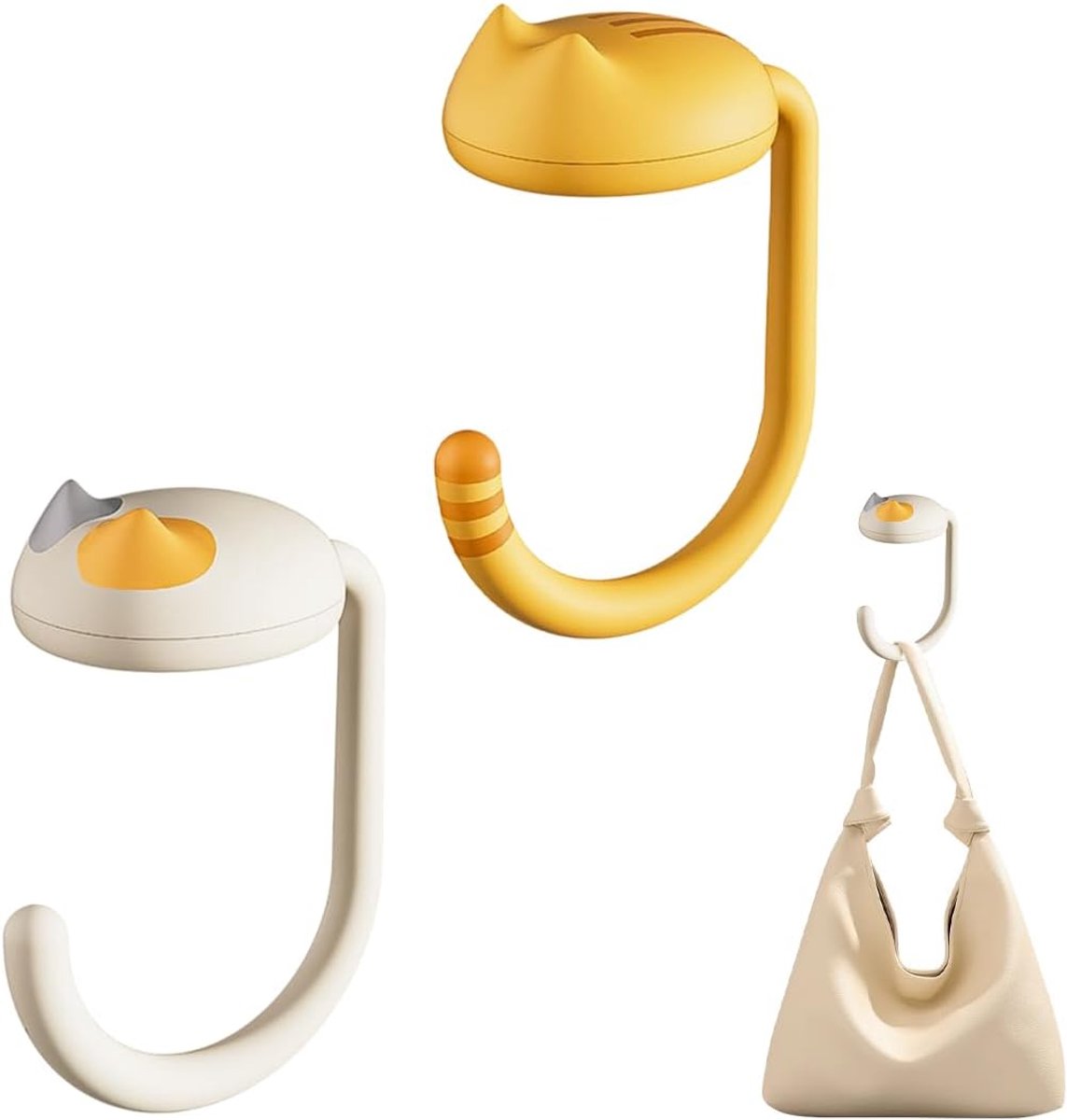 2 stuks tafeltassenhangers, tafelzakhaken, tafeltashouder, draagbare bureauhandtashaak, opvouwbare tassenhouder, cadeau-idee voor vrouwen
