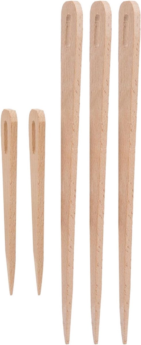 Haaknaald Set, Handwerk Breinaalden met Grote Oog, Vork Oog Naald voor Handwerk en Weefgetouw