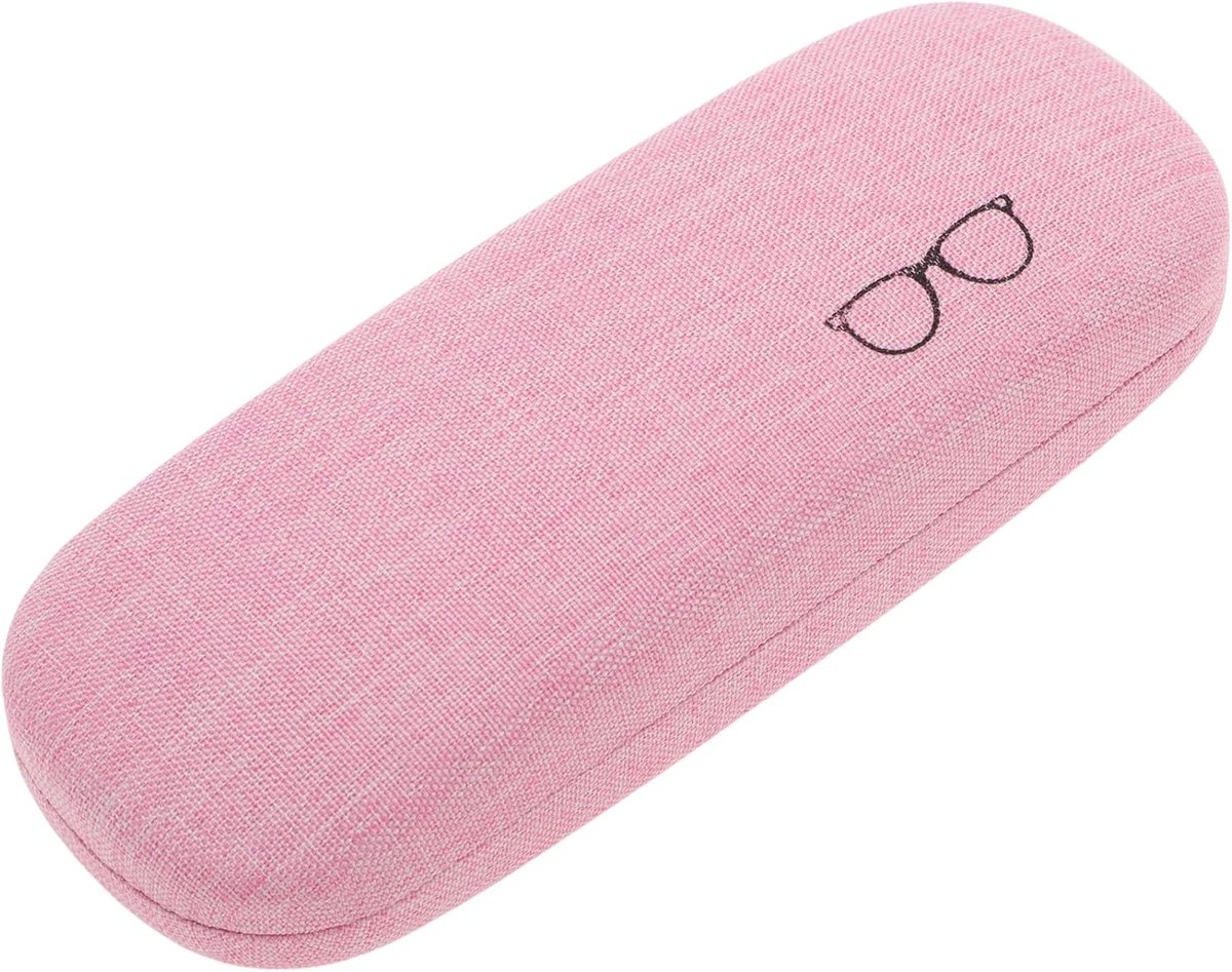 Brillenkoker roze 1 stuk