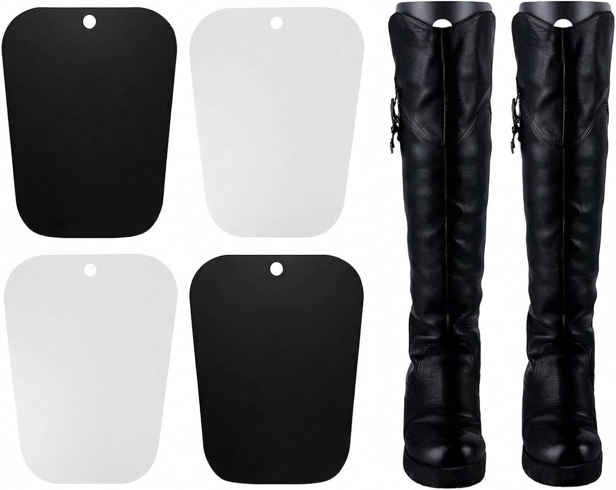 2 paar Boot Shaper Vorm Inserts Herbruikbare Lange Korte Boot Ondersteuning Dij Laarzen Ademend Ondersteuning voor Vrouwen Meisjes Meeste Schoenen Boot Ondersteuning 14 inch