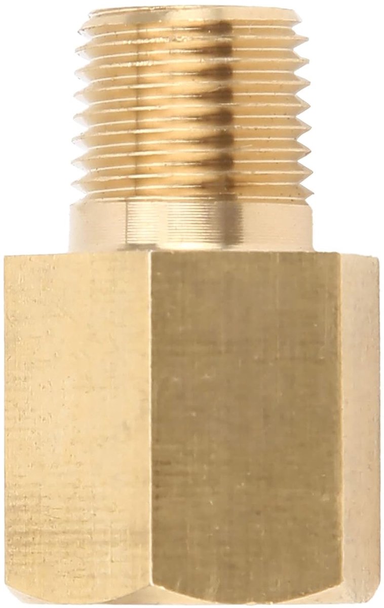 Oliedrukadapter, 1/8 NPT Oliedrukmeter Meter Adapter Messing Sensor Adapter voor Auto Accessoires Motoren, Pneumatische, Automotive Motor Kits