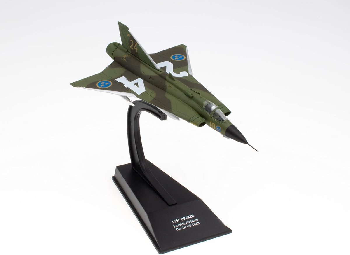 Vliegtuigen compatibel met J 35F DRAKEN SWEDISH AIR FORCE 1989 - CP34