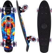 Suotu Skateboard - Skateboard Jongens – Wielen met LED-verlichting - ABEC-9 - Tot 50 kg - Skateboard Meisjes – Skateboard Volwassenen - Zwart