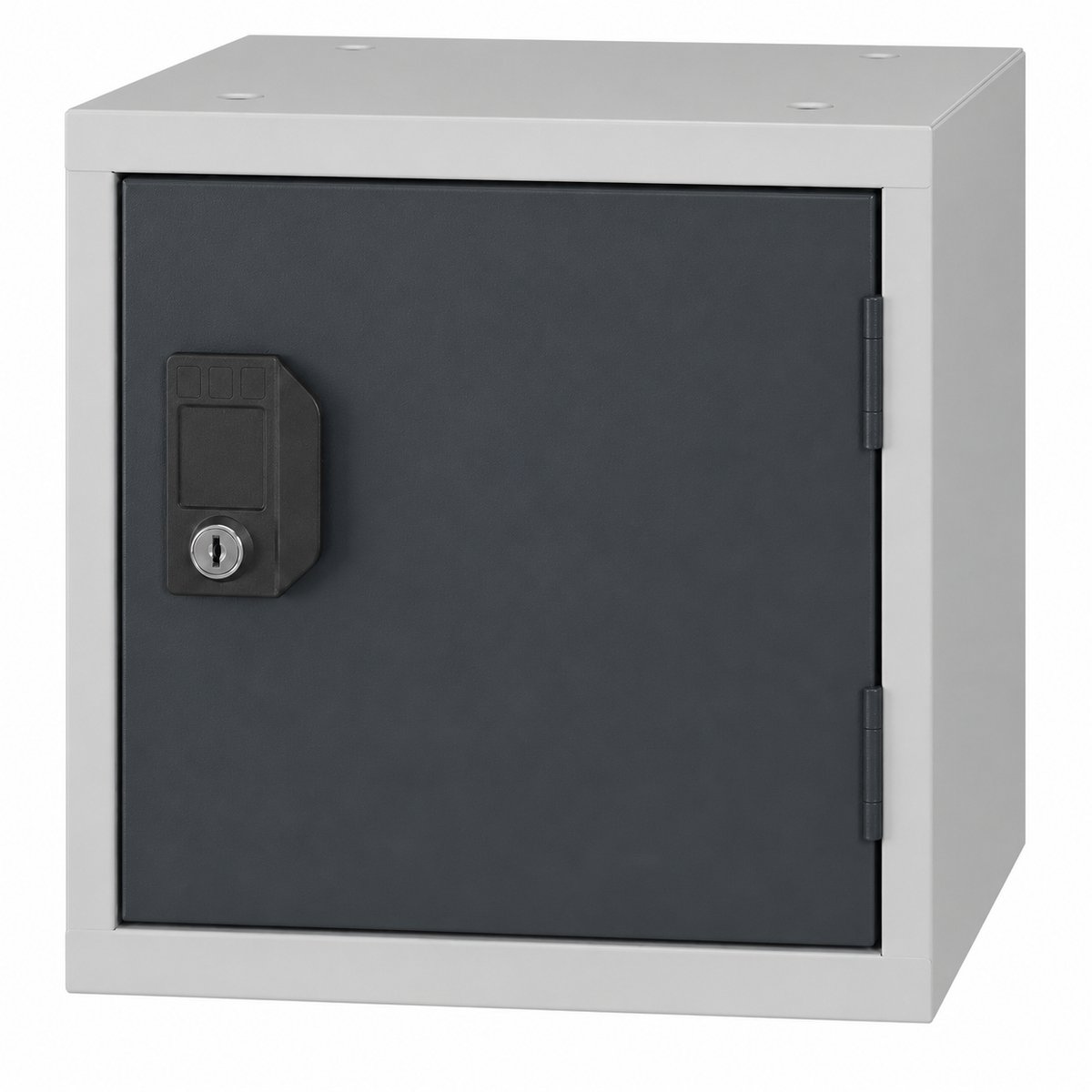Cube Locker OKK 40 cm – Lichtgrijs/Antraciet – Met cilinderslot