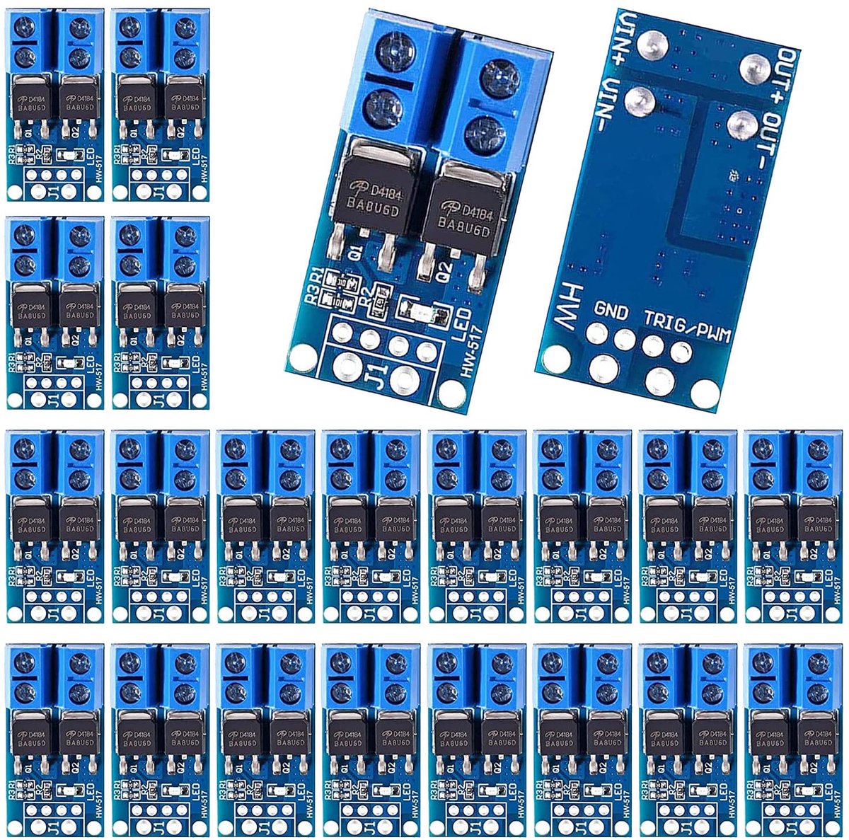 Mosfet module 20 stuks - 5V-36V - PWM controller - sterke signaalversterking - ShopVlot