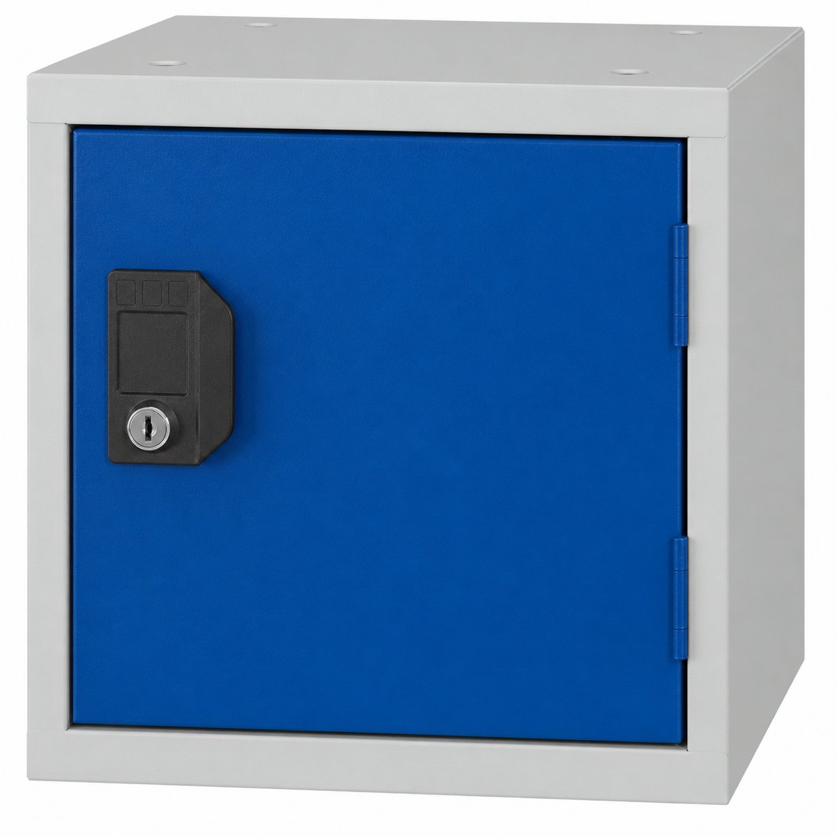 Cube Locker OKK 40 cm – Lichtgrijs/Blauw – Met cilinderslot