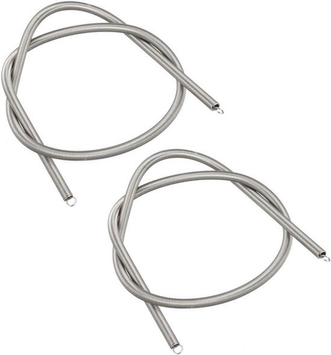 Kleine dubbele haaktrekveer - 0,4 x 4 x 300 mm - 2 stuks