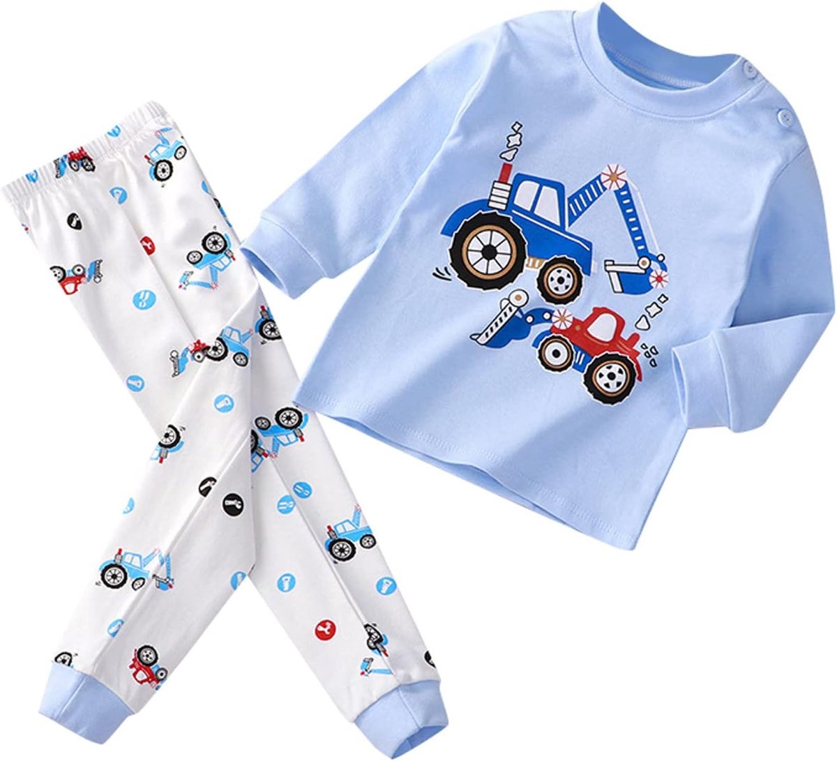Set voor jongens, 2-delig, katoen, T-shirt, shorts, vakantie, zomer, kinderen, 4-10 jaar, licht, zacht, A223