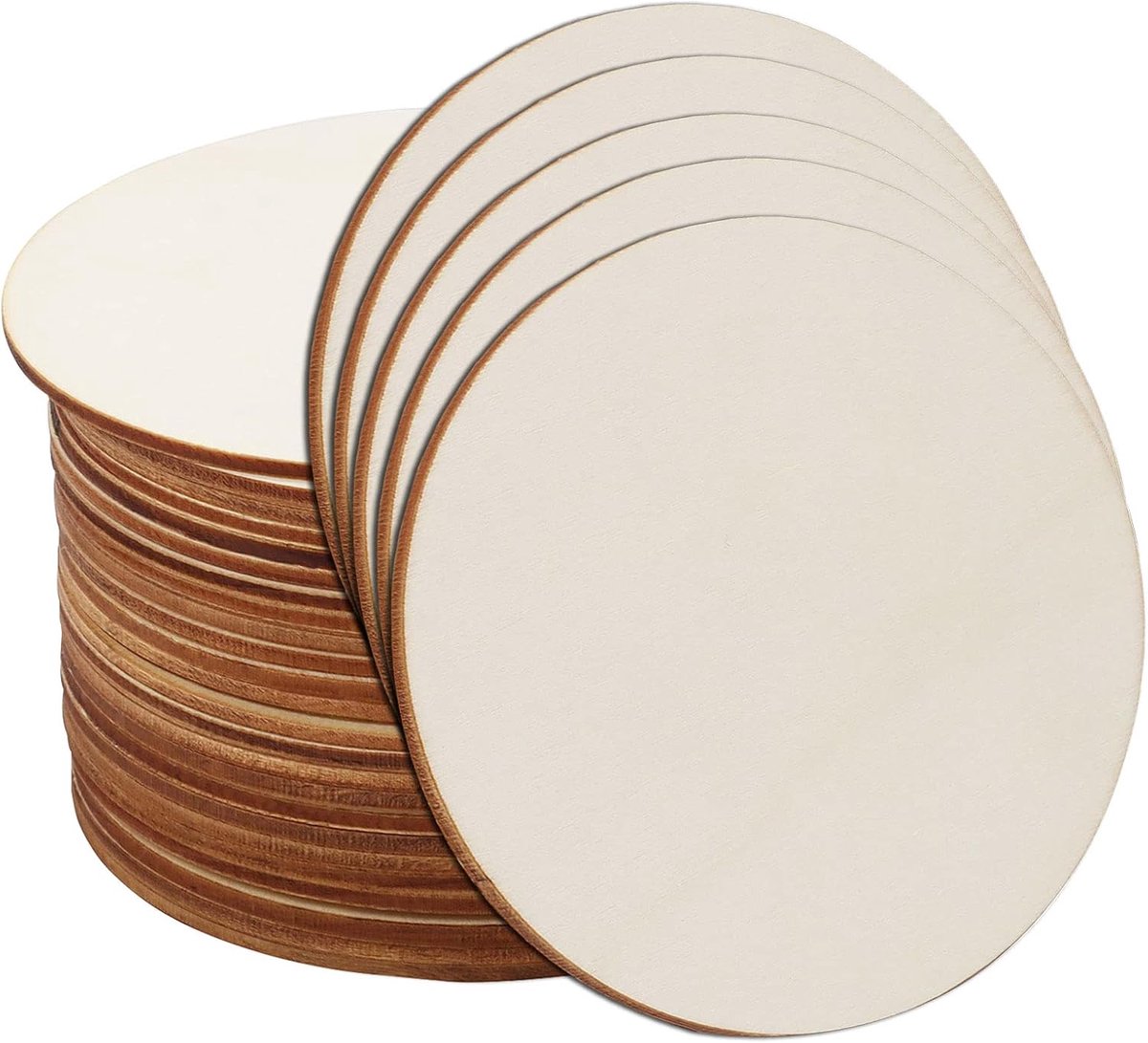 Houten Schijven Ø10cm voor DIY - Meerdere Knutselprojecten