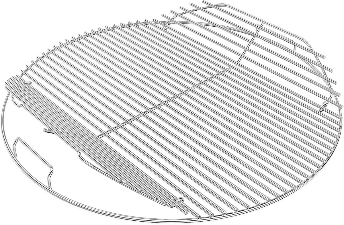 7436 54,6cm Ronde Kookrooster voor Weber 57CM Houtskool Grill, Grillrooster Reserveonderdelen voor Weber Kettle One-Touch Houtskool Grill