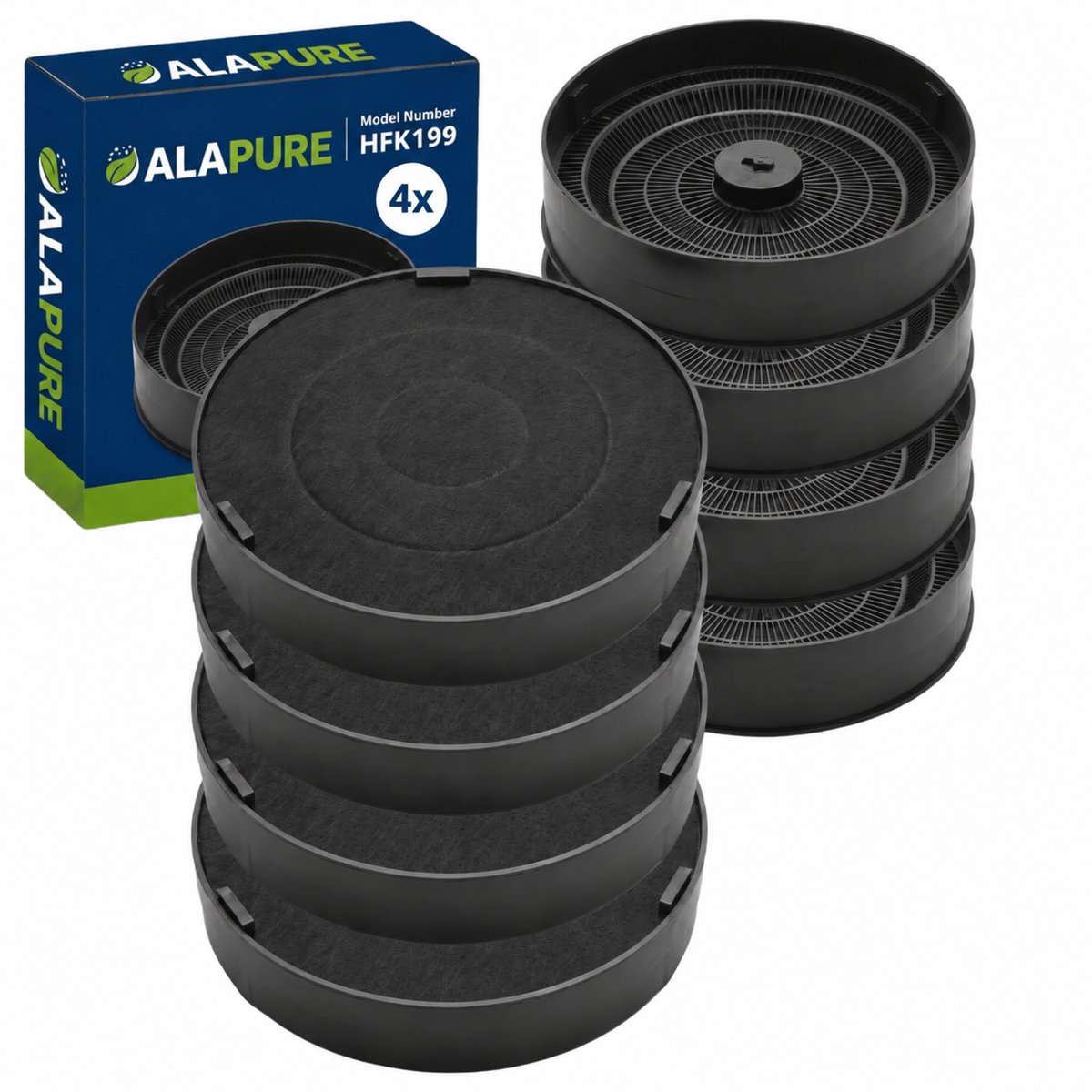 4x 199 Koolstoffilters voor CR770 / 602799 / 6200055 / 508-900752