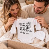 Baby rompertje met tekst Lieve papa en Mama Ik hoorde dat je geweldig bent en ben heel blij dat jij mijn gaat worden! ... ontmoeten! | lange mouw | maat 50-56 | aankondiging bekendmaking zwangerschap cadeau voor liefste aanstaande opa oma oom tante