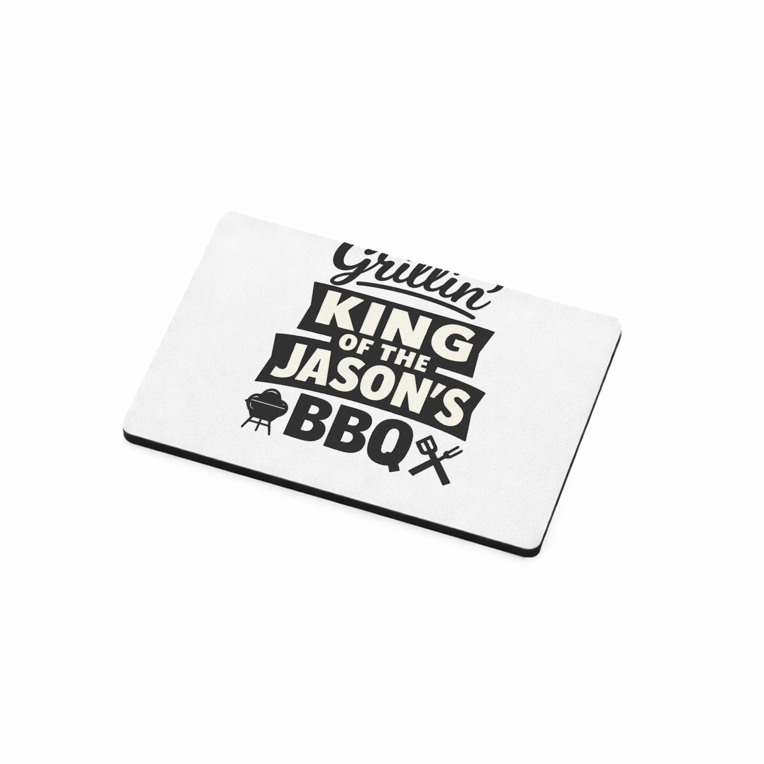 Mr Cadeautjes MDF magnetische fotolijst 7,5 x 5 - design Een feestelijke koffiebar-claim met een sterke persoonlijke | cadeau Wit
