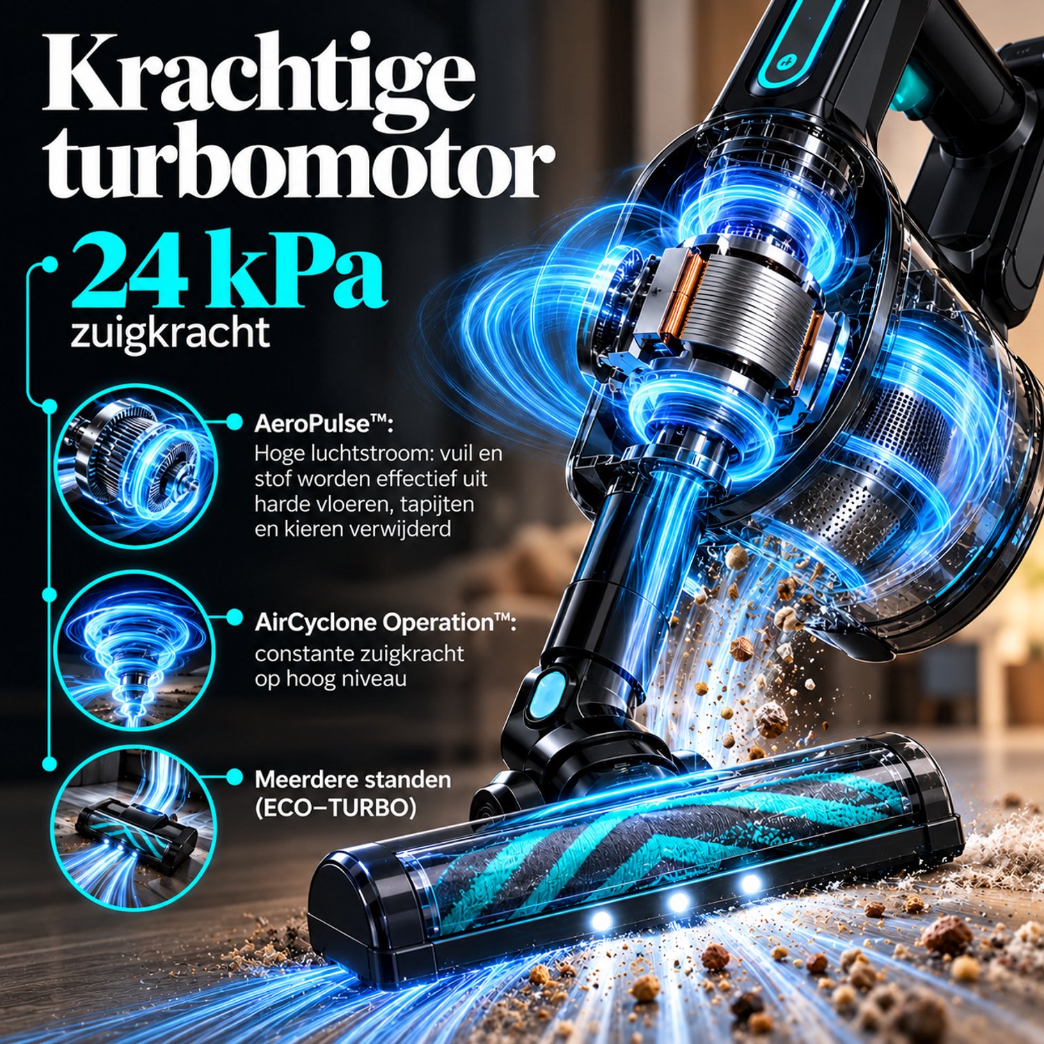 OOQE V-POWER TURBO All-in-One Professionele Draadloze - afbeelding 3