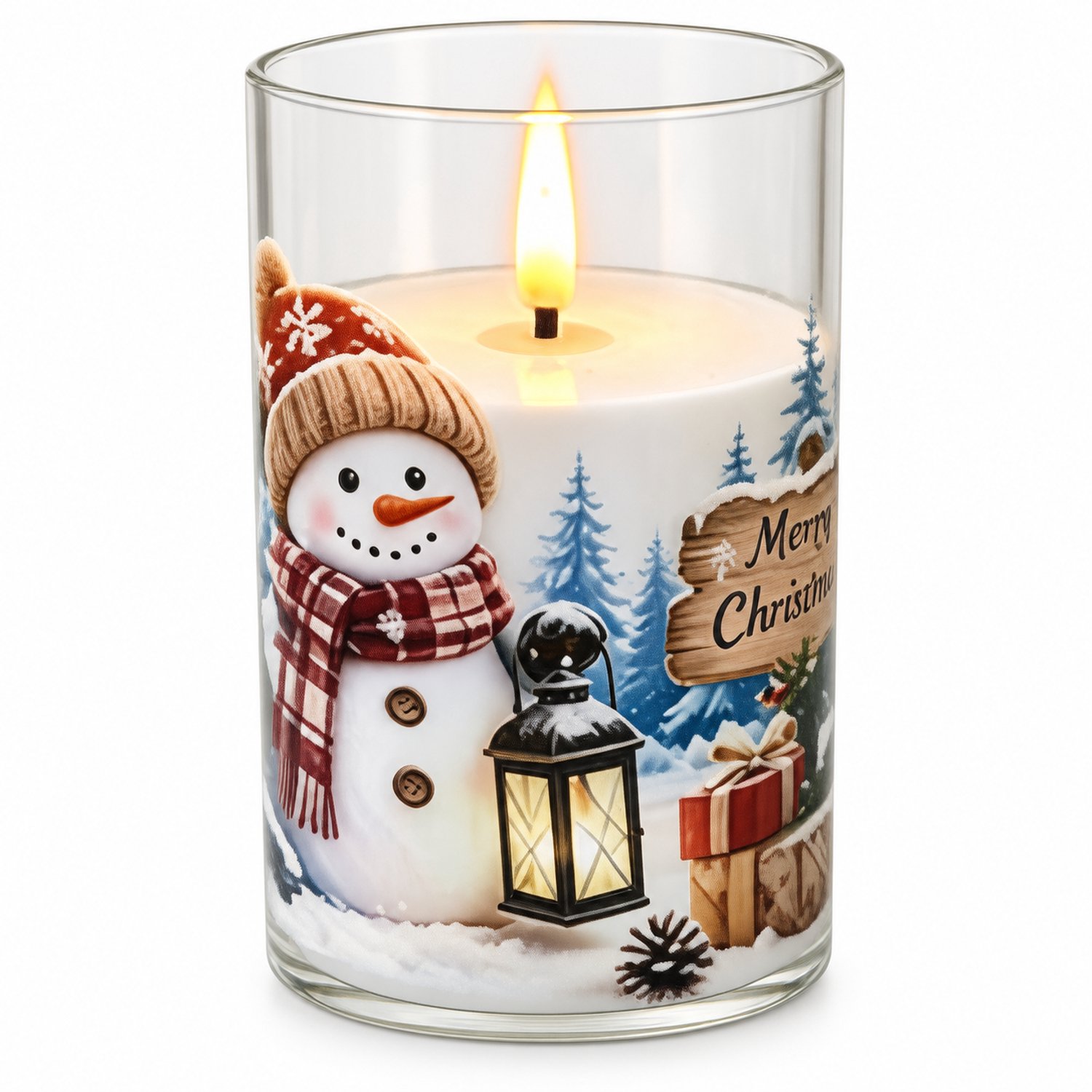 SWGOTA led kaarsen witte kerstkaars 7,5 x 12,5 cm warme lichtkleur handmatige bediening zonder batterijen