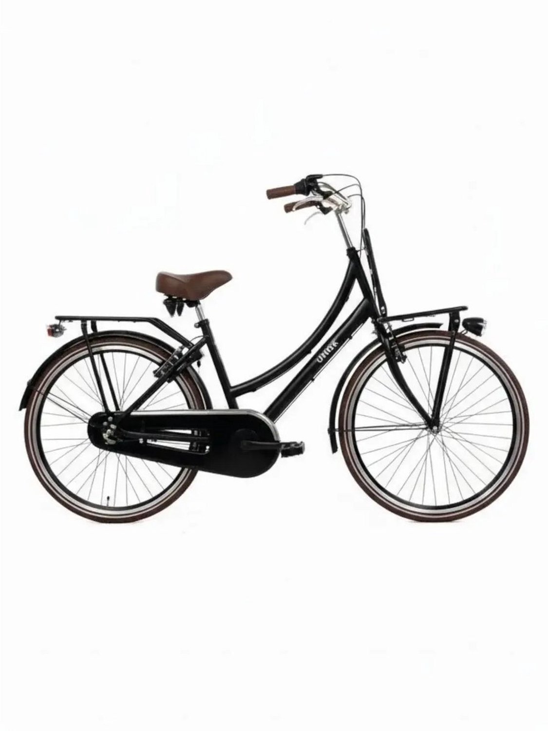 Uniek Transportfiets Dutch Cargo 26'' 3N Mat Zwart
