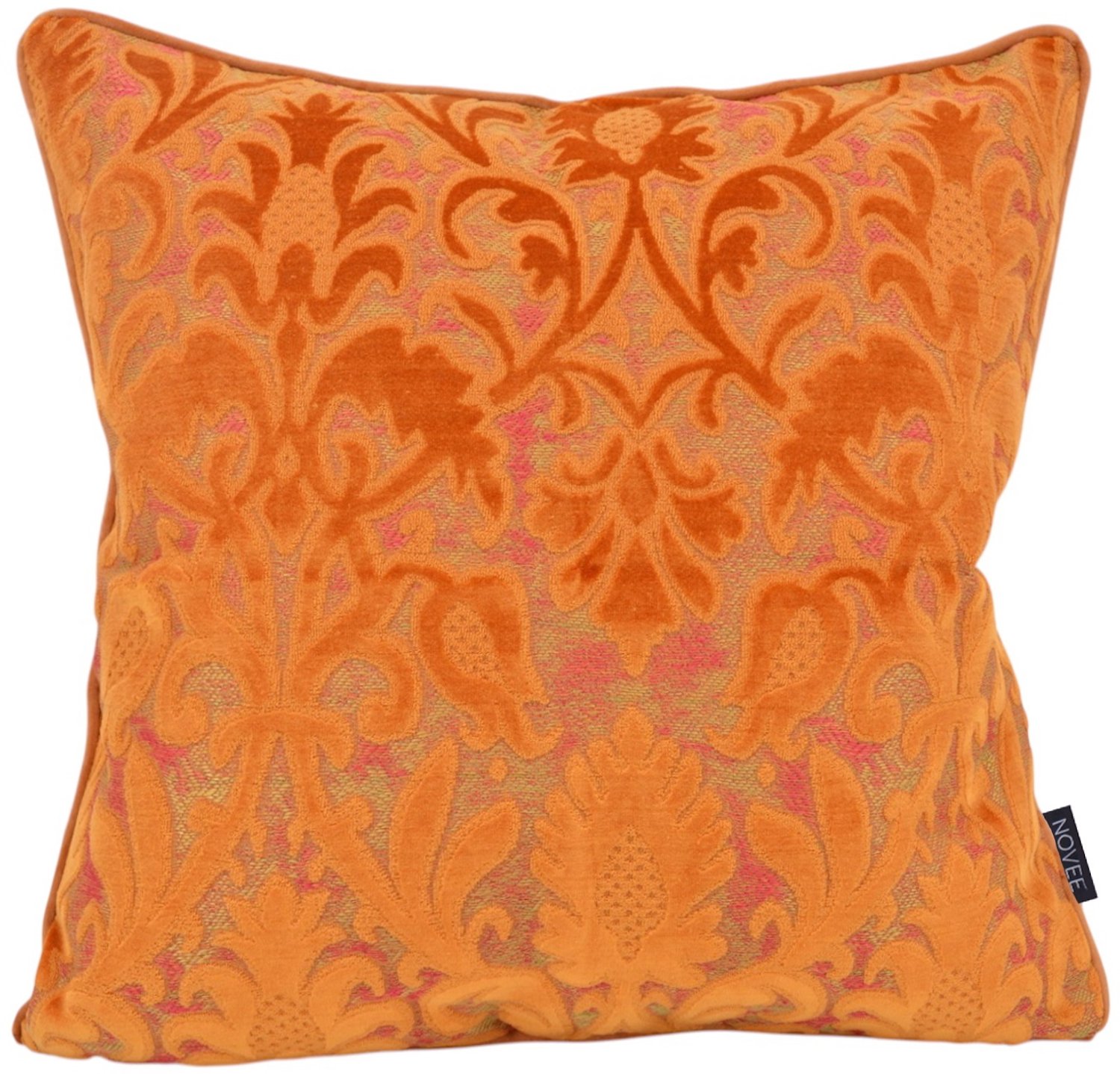 NOVÉE Sierkussen Heritage Terracotta | 45x45 cm | Velvet/Polyester
