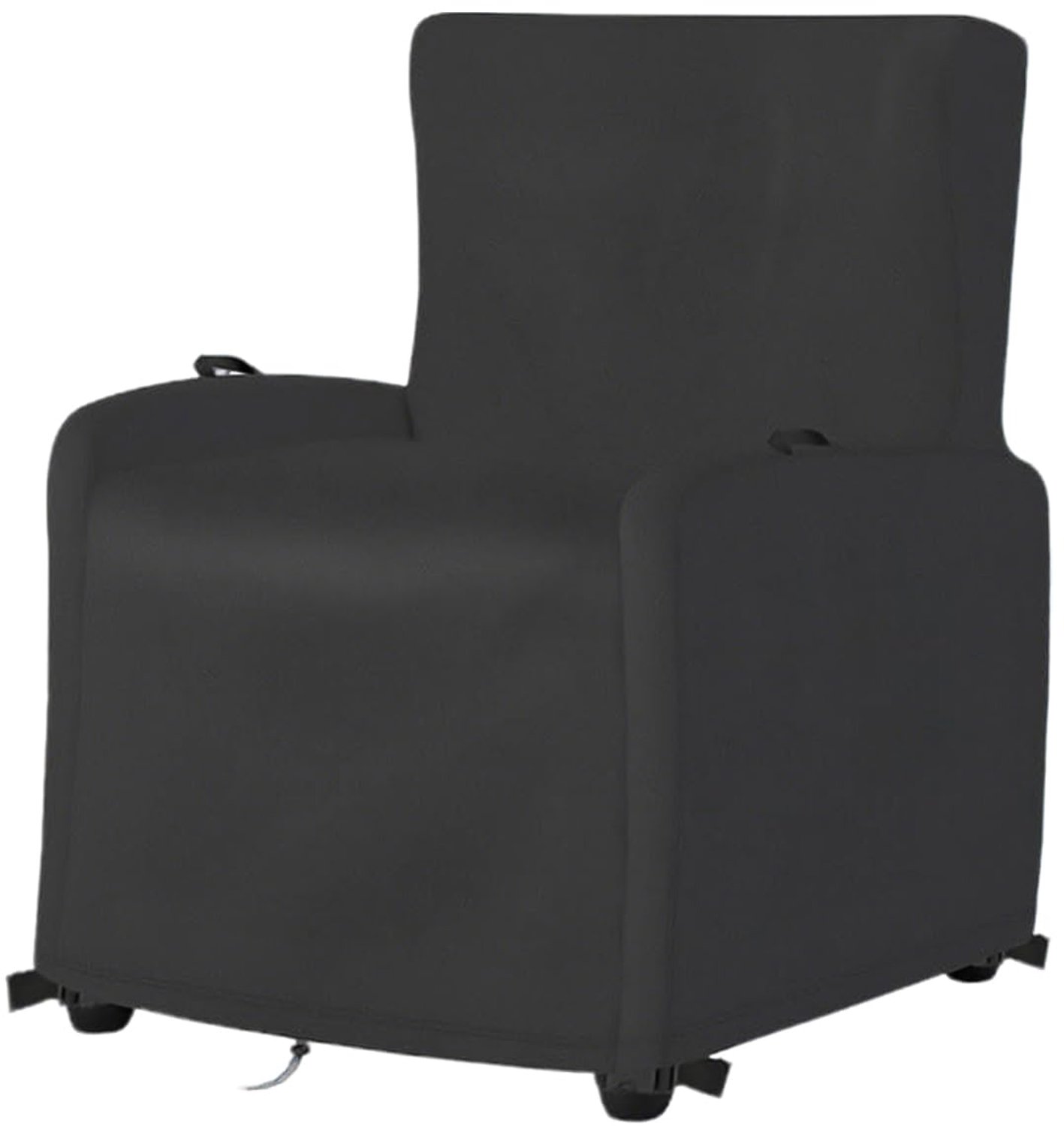 Famanu Waterdichte tuinstoelhoes van 420D Oxford-stof, weerbestendig, 80 x 79 x 104 cm, ideale bescherming voor fauteuils, biedt langdurige bescherming tegen regen en zon wit