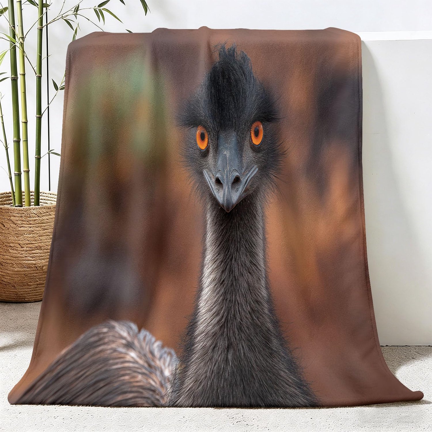 Famanu Natuur fotografie sherpa deken, 180 x 220 cm, zachte en warme flanellen deken, ideaal voor dagelijks gebruik, als sofadeken of cadeau, perfect voor binnen en buiten