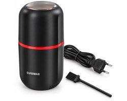 Cuisimax Elektrische Koffiemolen - Koffiebonen maler en Kruidenmolen - Drukbediening - RVS Mes -…