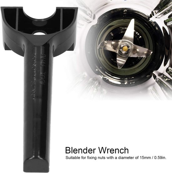 Bladermoersleutel - ABS - Zwart - voor Blender — afbeelding 5