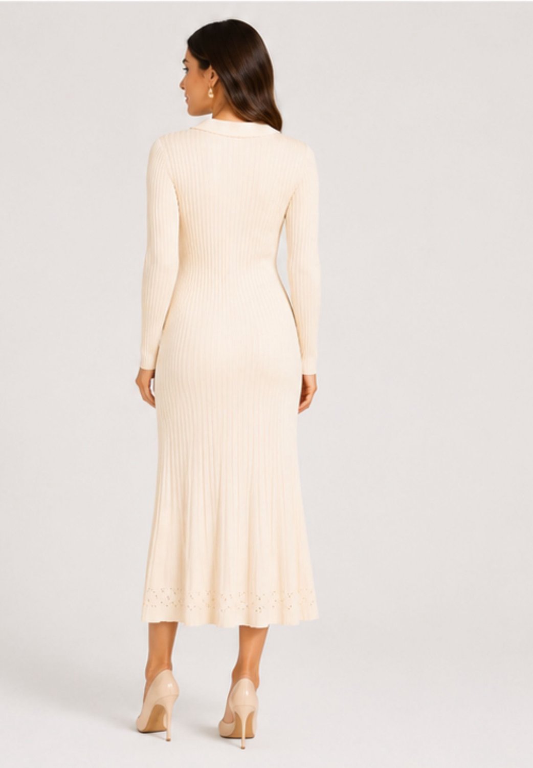 Elara Maxi-jurk Bordeaux