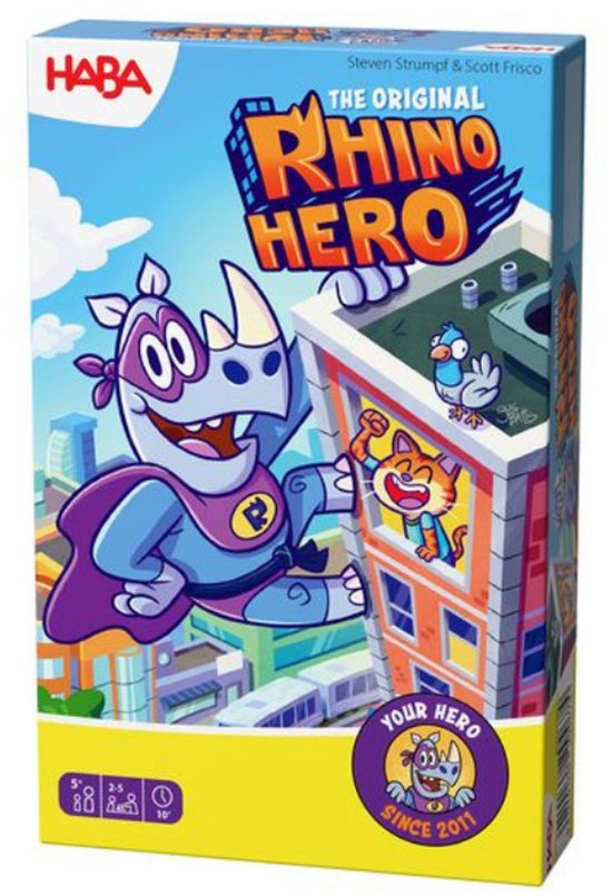 HABA Rhino Hero stapelspel met kaarten