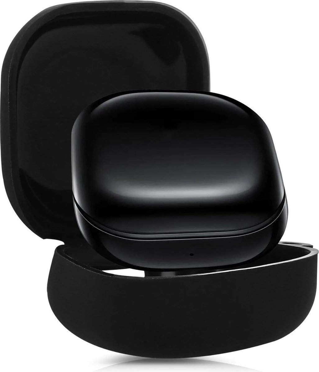 Set van 2 oordopjeshoesjes, siliconen hoesjes GeschiktGeschikt voor Samsung Buds Live - Zwart