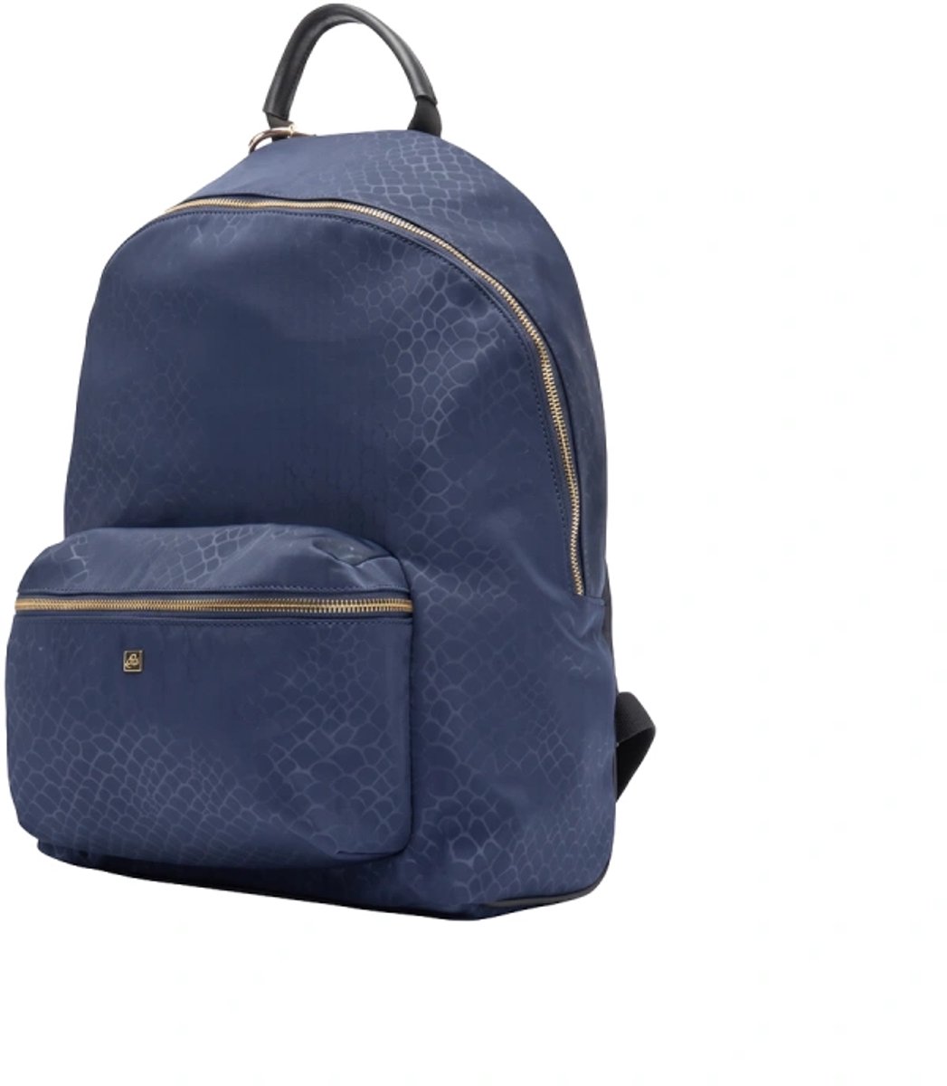 Stuff Maker Rugzak met Teddy hanger in blauw
