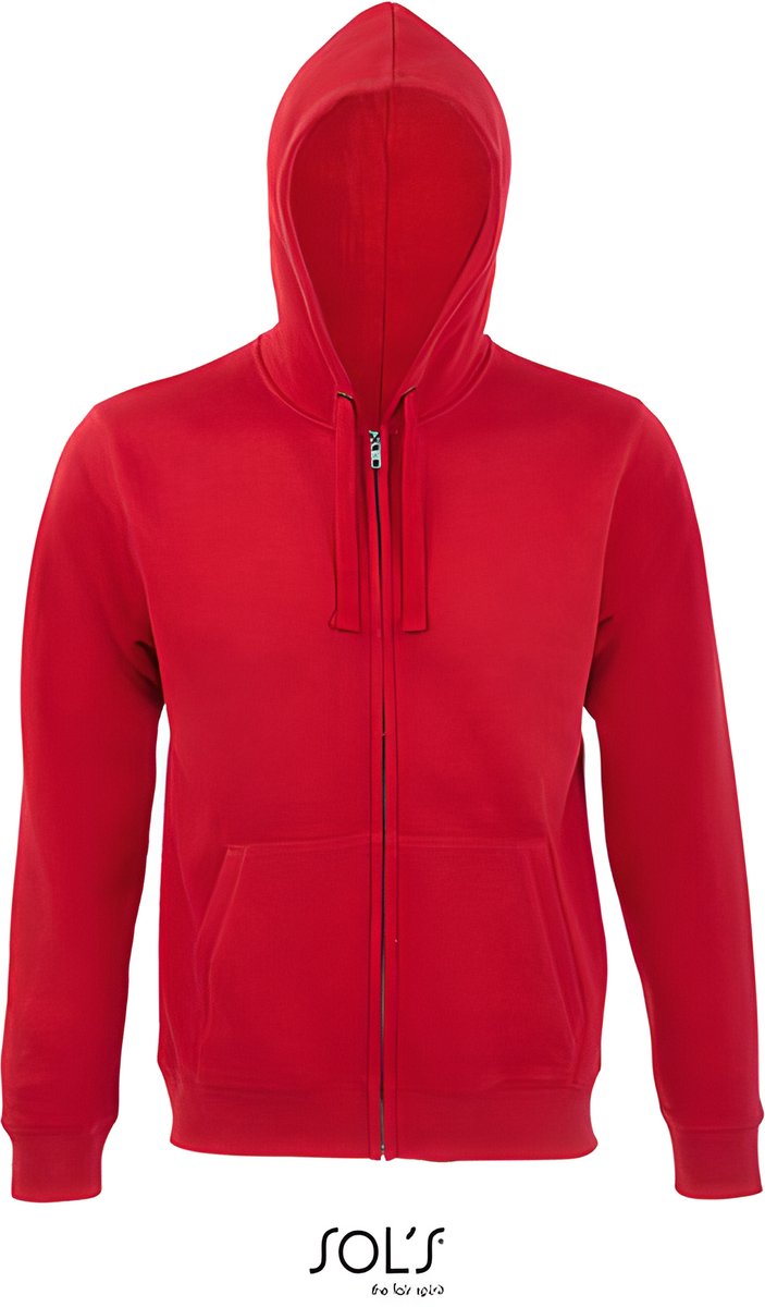 SOL'S Men´s Zip Hoodie Spike L03105 - Red - S