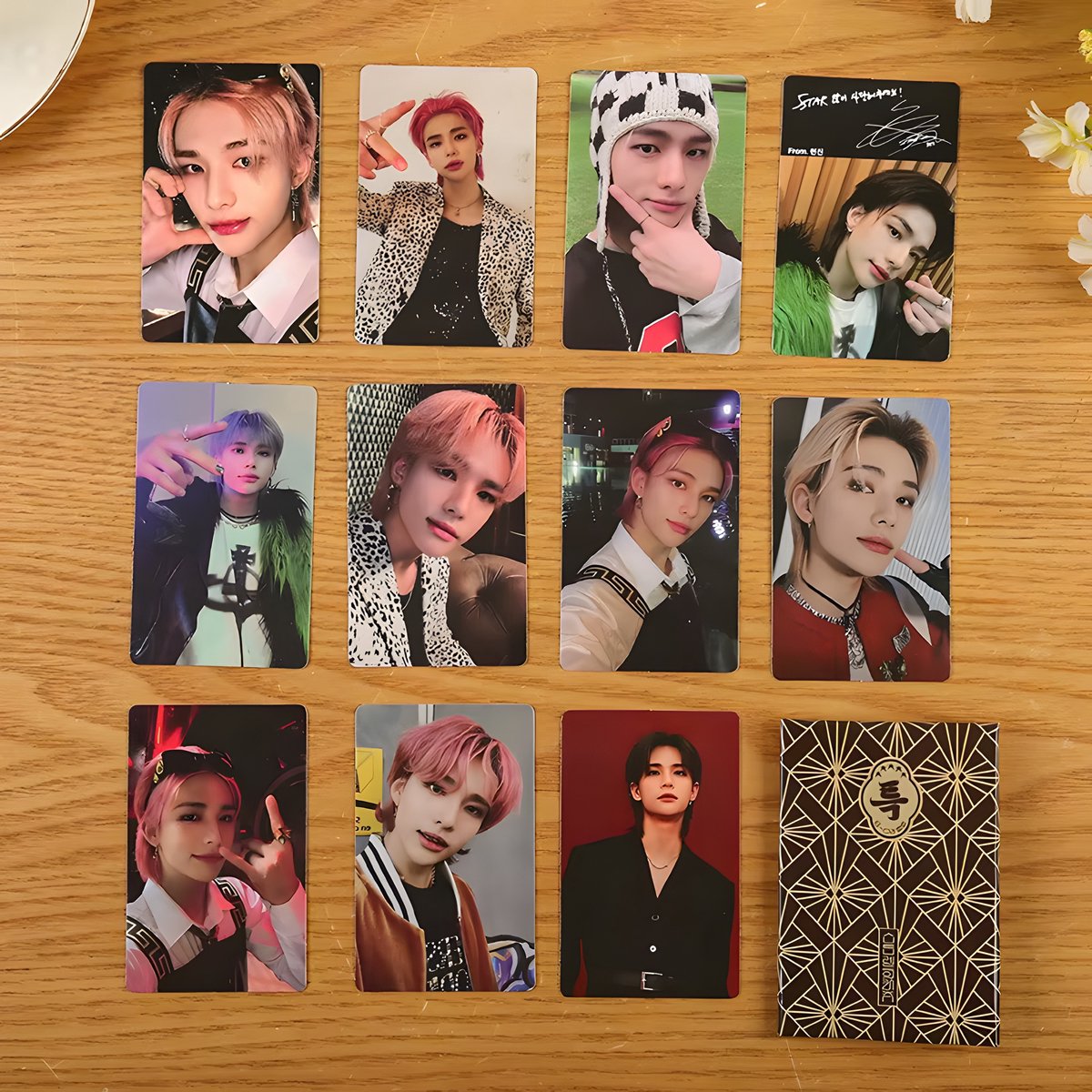 KPOP Stray Kids 5-STAR The 3rd Album Photocard variant 4 Hyunjin Note [Fotokaarten]
