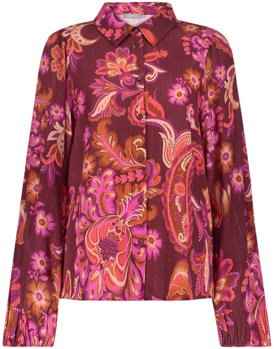 Geisha blouse print 63674-20 maat M