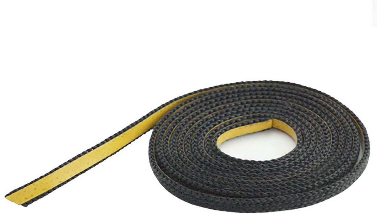 Butyl koord - Zwart - 2 m - Zelfklevende Glasvezel Tape - Voor Hittebestendige Afdichting