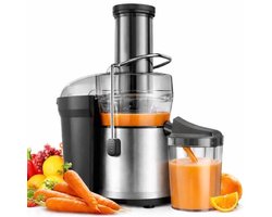 Sapcentrifuge voor Groenten & Fruit – 2 Snelheden – Grote Vulopening – Juicer met Pulpcontainer – 500W