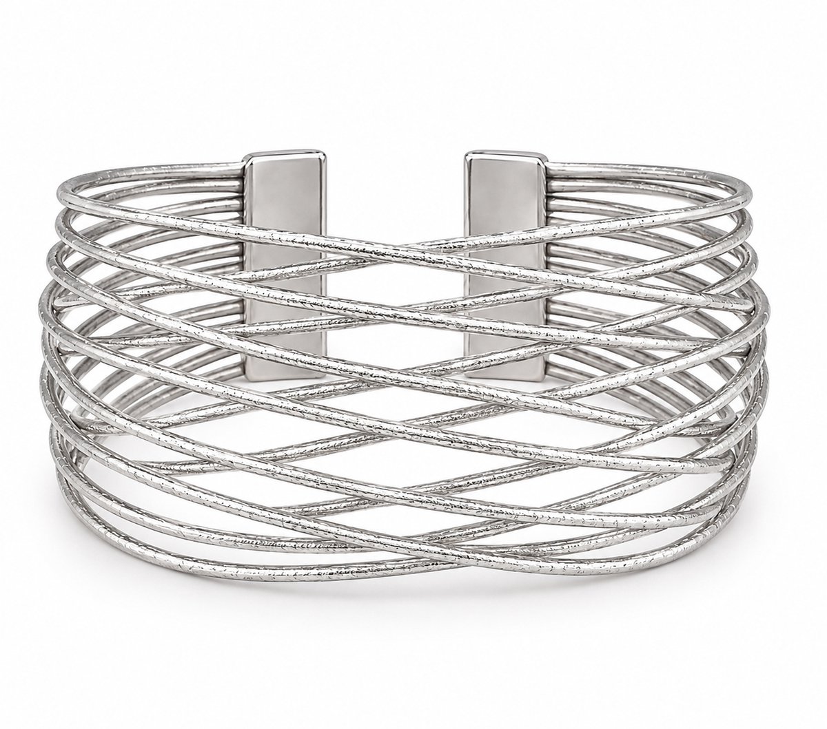 Marama Aurelia Goud Damesarmband – Open Cuff Armband – Stainless Steel met Gouden Plating – Licht Buigbaar – Diameter 6,5 cm