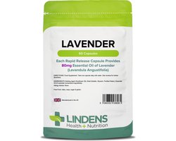 Lavendel Etherische Olie 80 mg (60 capsules)
