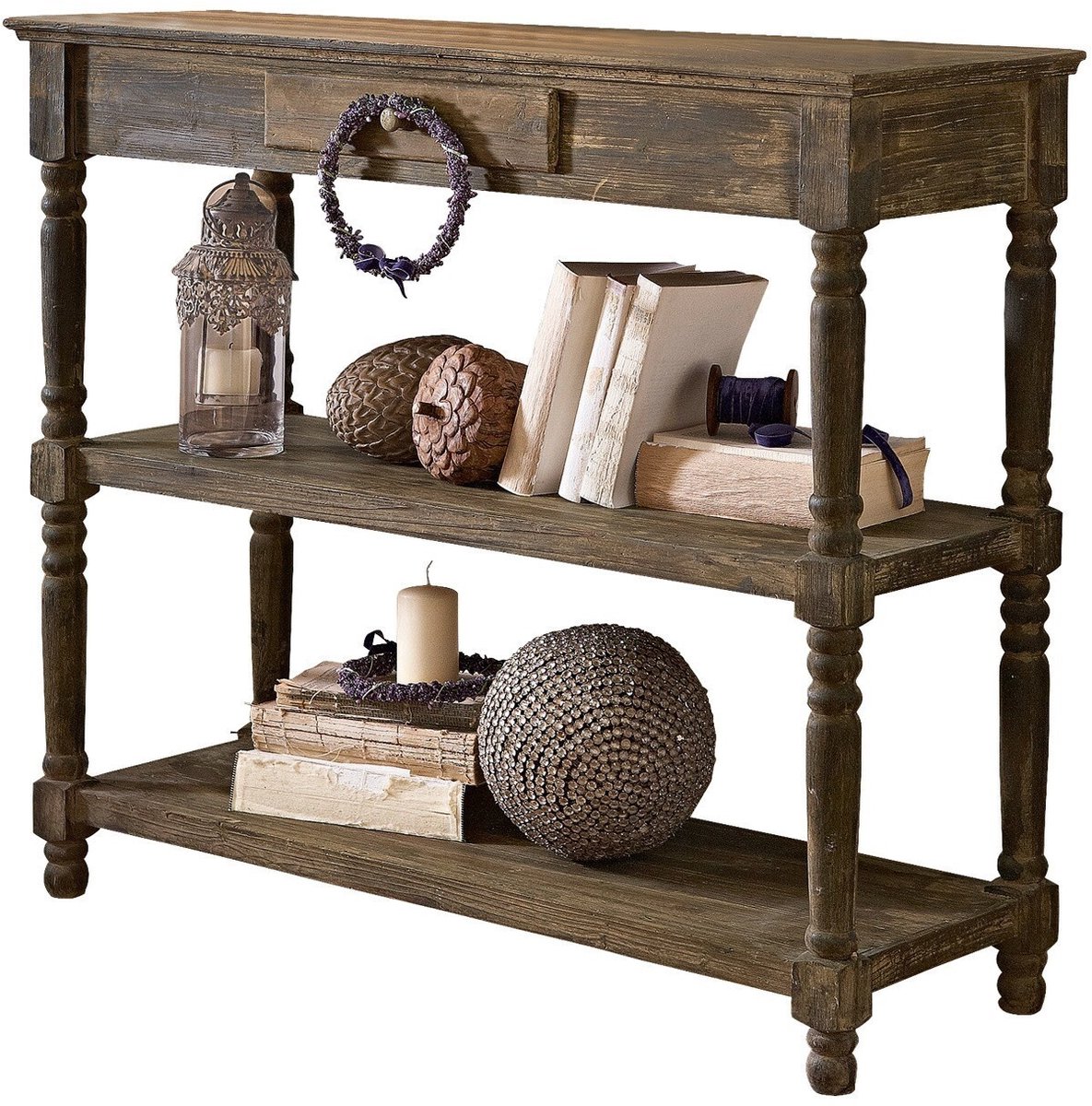 LOBERON Sidetable Roubaix bruin