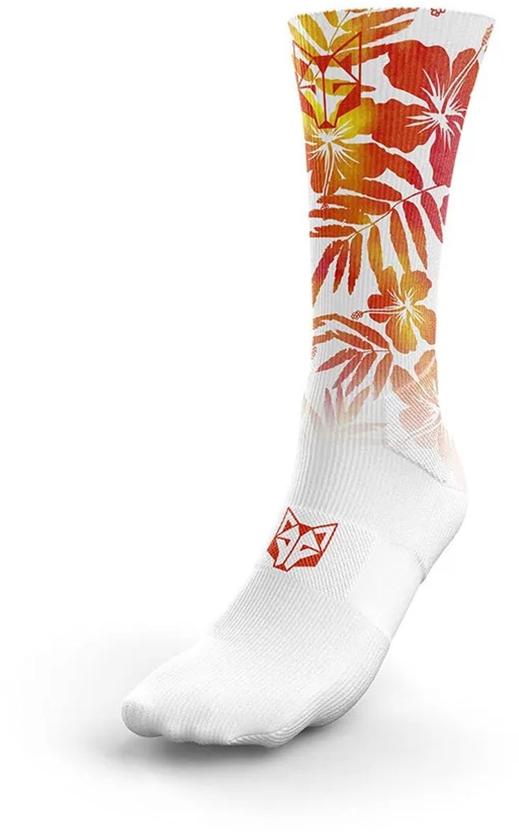 Otso Floral Lange Sokken Wit EU 44-48
