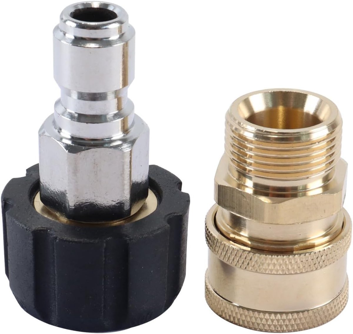 Hoge Druk Reiniger Adapter Set 3/8 Inch Snelle Aansluiting Kit voor M22 14mm Fitting 5000 PSI en Waterdruk Accessoires